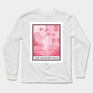 Hanged Man Cat Tarot Long Sleeve T-Shirt